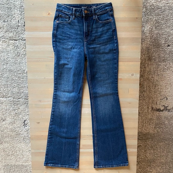 Like New Old Navy Higher High Rise Flare Jeans 0 - Picture 5 of 7